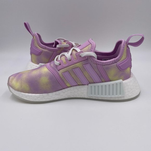 adidas NMD R1 Pink / Lilac / White Womens Shoes - Picture 2 of 8